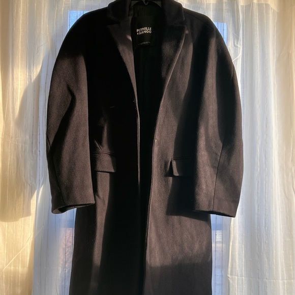 Buttoned wool coat - Picture 8 of 8